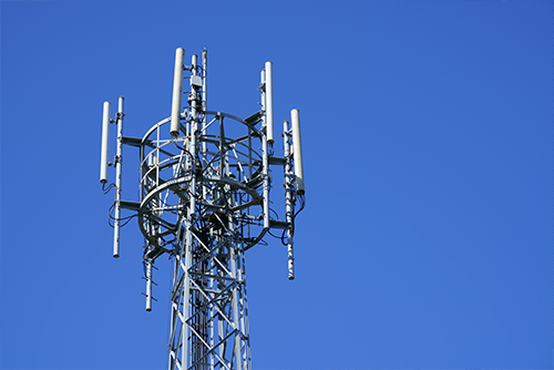携帯電話基地局の新設工事